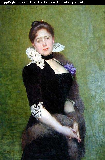 Lefebvre, Jules Joseph Portrait of a Lady